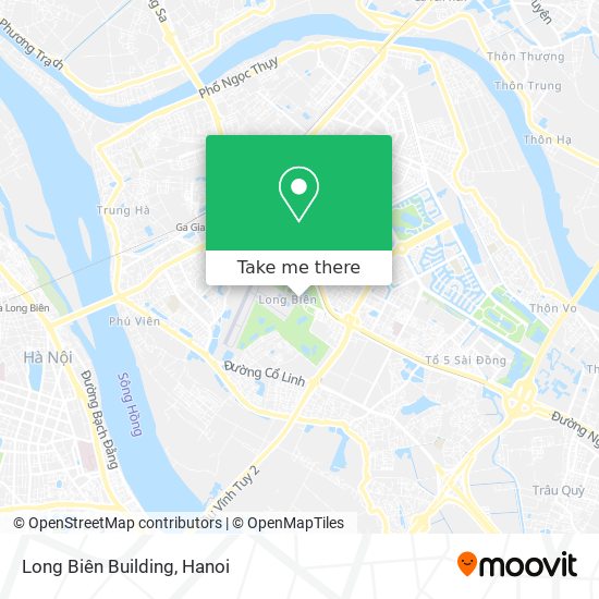 Long Biên Building map