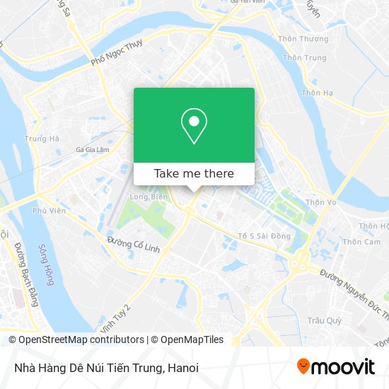 Nhà Hàng Dê Núi Tiến Trung map