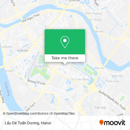 Lẩu Dê Tuấn Dương map