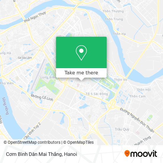 Cơm Bình Dân Mai Thắng map