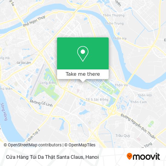 Cửa Hàng Túi Da Thật Santa Claus map