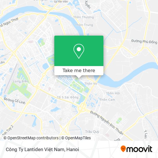 Công Ty Lantiden Việt Nam map