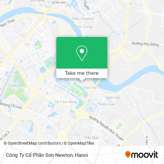 Công Ty Cổ Phần Sơn Newton map