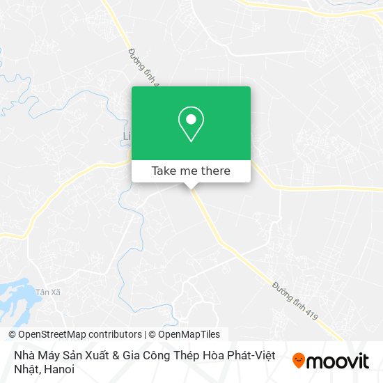 Nhà Máy Sản Xuất & Gia Công Thép Hòa Phát-Việt Nhật map