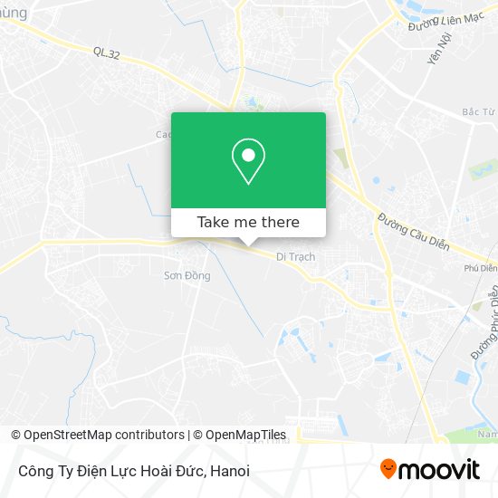 Công Ty Điện Lực Hoài Đức map