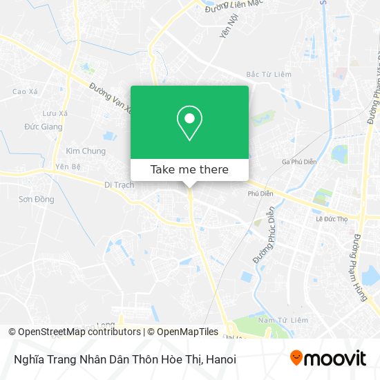 Nghĩa Trang Nhân Dân Thôn Hòe Thị map