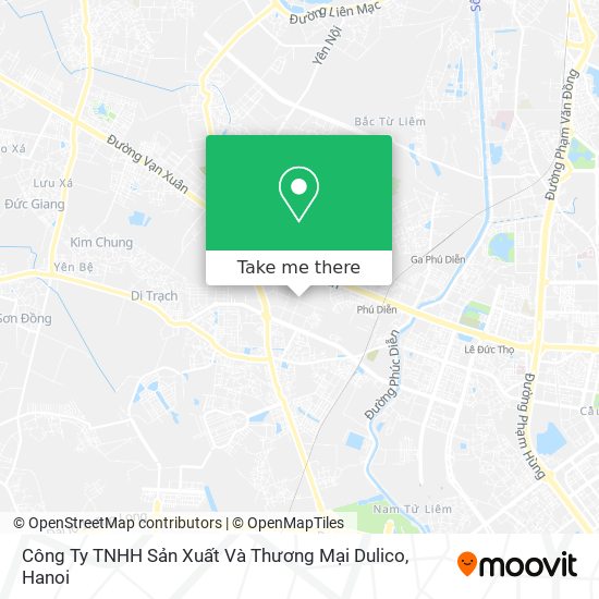 Công Ty TNHH Sản Xuất Và Thương Mại Dulico map