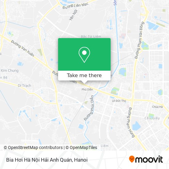 Bia Hơi Hà Nội Hải Anh Quán map