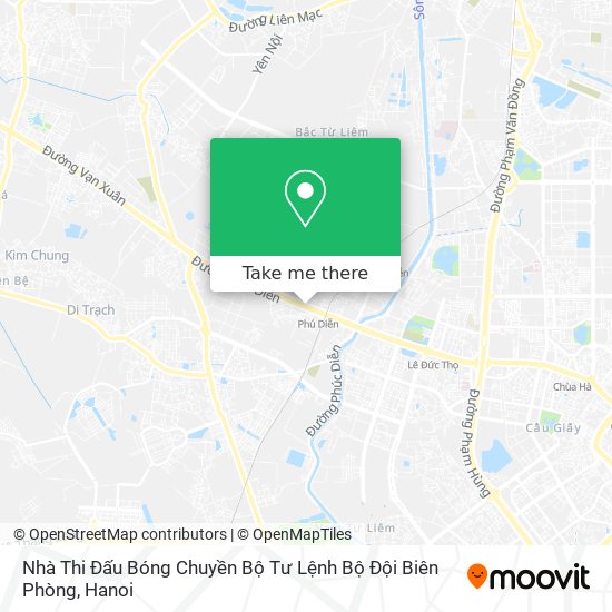 Nhà Thi Đấu Bóng Chuyền Bộ Tư Lệnh Bộ Đội Biên Phòng map