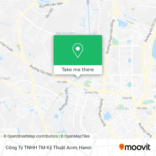 Công Ty TNHH TM Kỹ Thuật Acvn map
