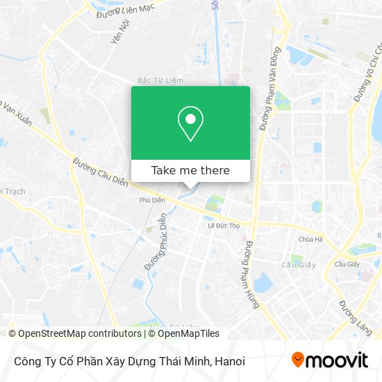 Công Ty Cổ Phần Xây Dựng Thái Minh map
