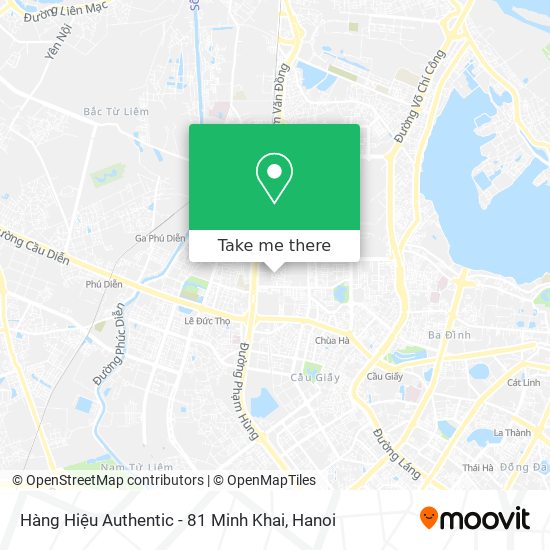 Hàng Hiệu Authentic - 81 Minh Khai map