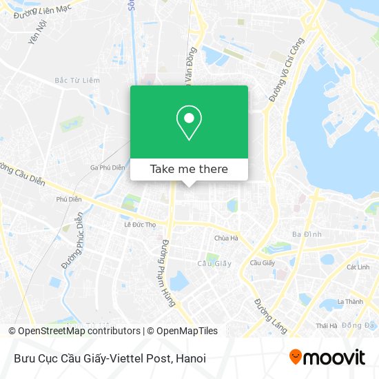 Bưu Cục Cầu Giấy-Viettel Post map