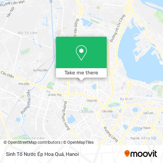 Sinh Tố Nước Ép Hoa Quả map