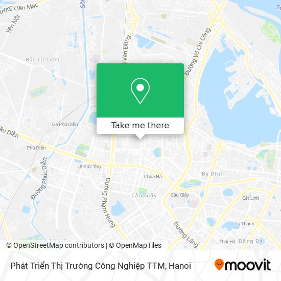 Phát Triển Thị Trường Công Nghiệp TTM map