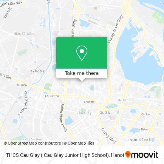 THCS Cau Giay ( Cau Giay Junior High School) map