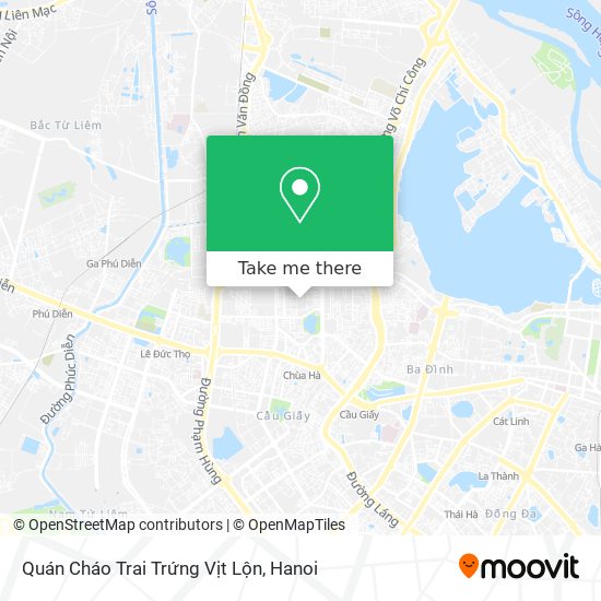 Quán Cháo Trai Trứng Vịt Lộn map