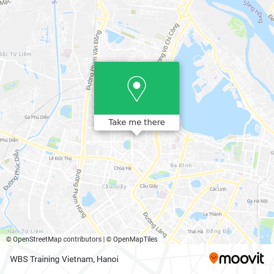 WBS Training Vietnam map