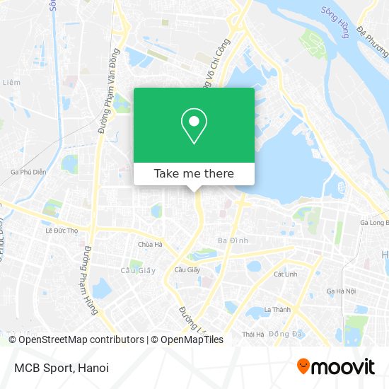 MCB Sport map