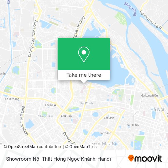 Showroom Nội Thất Hồng Ngọc Khánh map