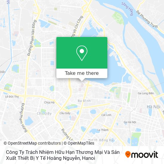 Công Ty Trách Nhiệm Hữu Hạn Thương Mại Và Sản Xuất Thiết Bị Y Tế Hoàng Nguyễn map