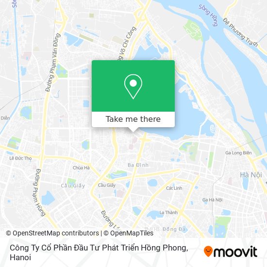 Công Ty Cổ Phần Đầu Tư Phát Triển Hồng Phong map