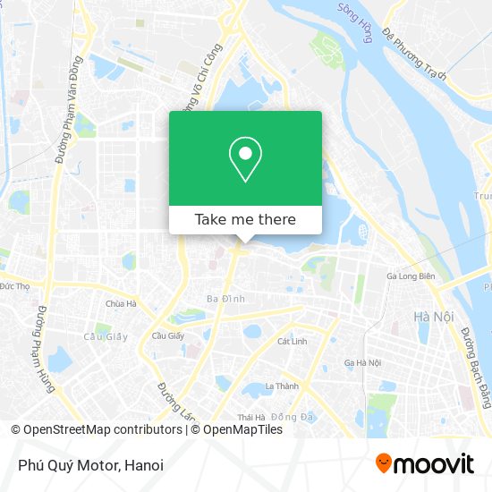 Phú Quý Motor map