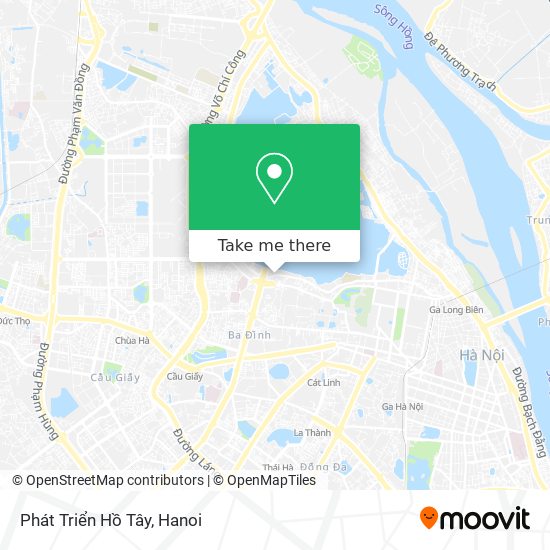 Phát Triển Hồ Tây map