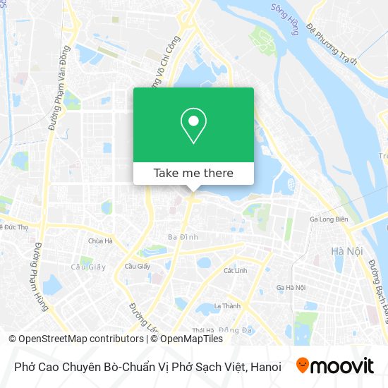 Phở Cao Chuyên Bò-Chuẩn Vị Phở Sạch Việt map