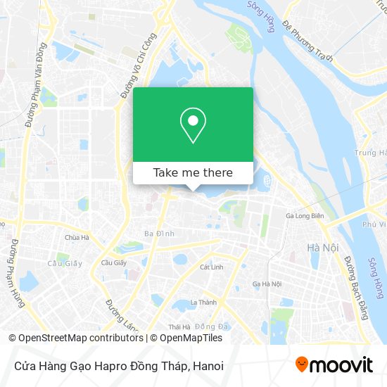 Cửa Hàng Gạo Hapro Đồng Tháp map
