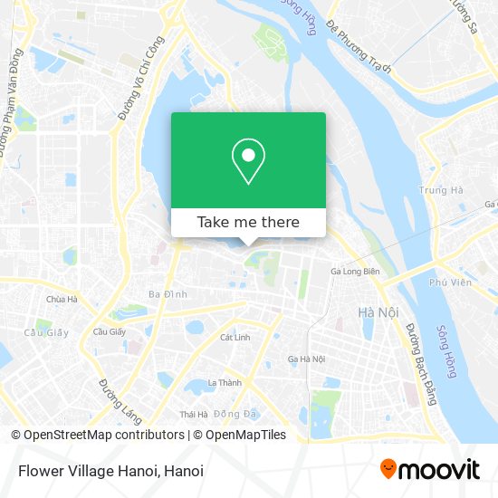 Flower Village Hanoi map