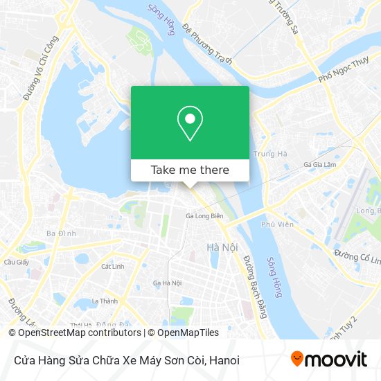 Cửa Hàng Sửa Chữa Xe Máy Sơn Còi map