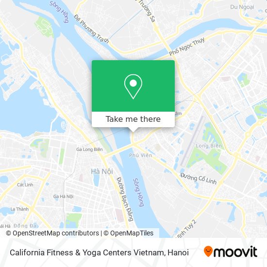 California Fitness & Yoga Centers Vietnam map