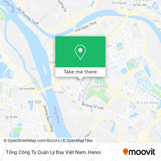 Tổng Công Ty Quản Lý Bay Việt Nam map
