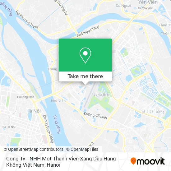 Công Ty TNHH Một Thành Viên Xăng Dầu Hàng Không Việt Nam map