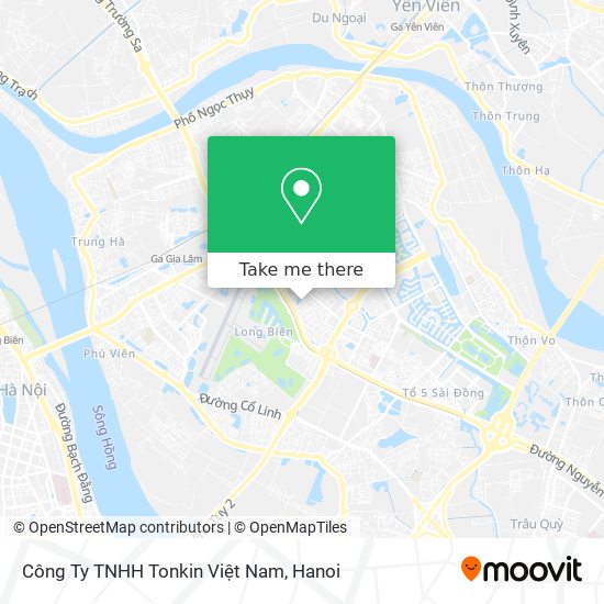 Công Ty TNHH Tonkin Việt Nam map