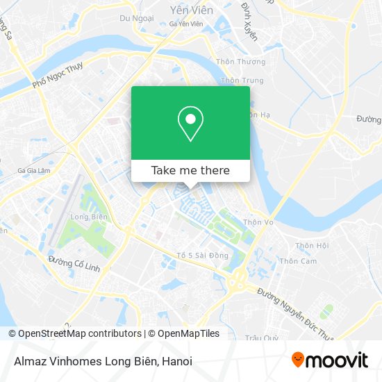 Almaz Vinhomes Long Biên map