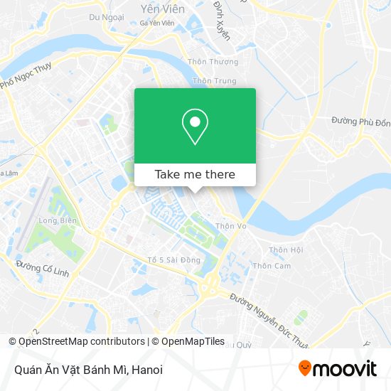 Quán Ăn Vặt Bánh Mì map
