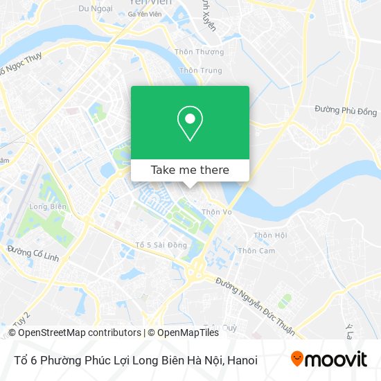 Tổ 6 Phường Phúc Lợi Long Biên Hà Nội map