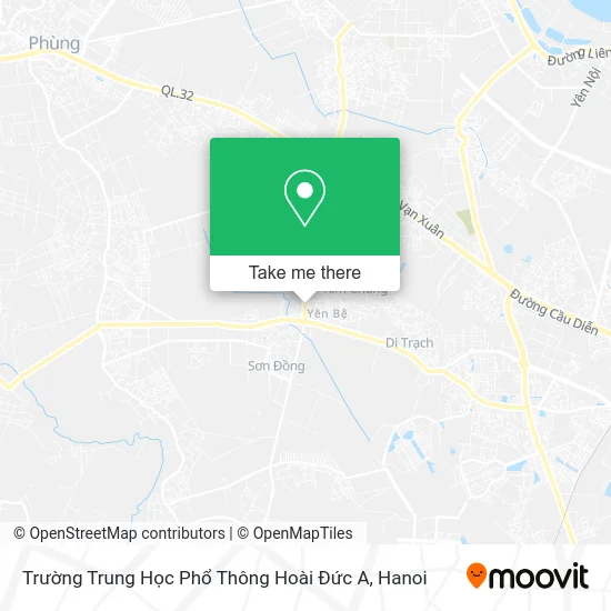 Trường Trung Học Phổ Thông Hoài Đức A map