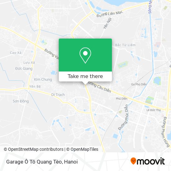 Garage Ô Tô Quang Tèo map
