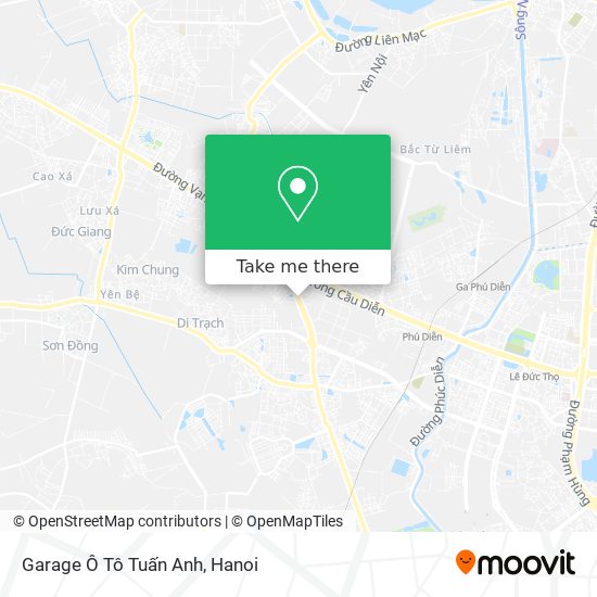 Garage Ô Tô Tuấn Anh map