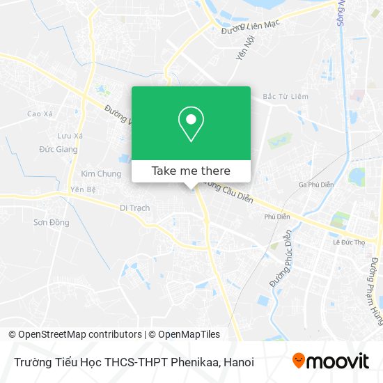 Trường Tiểu Học THCS-THPT Phenikaa map
