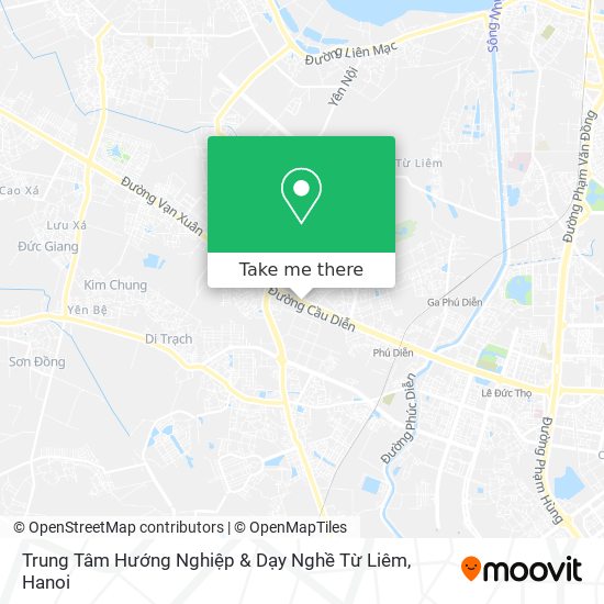Trung Tâm Hướng Nghiệp & Dạy Nghề Từ Liêm map