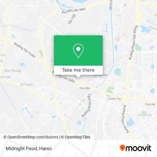 Midnight Food map