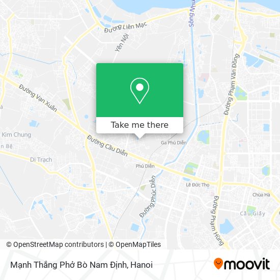 Mạnh Thắng Phở Bò Nam Định map