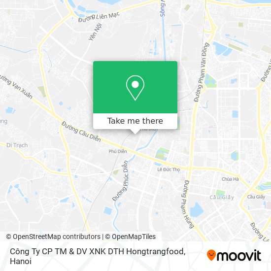 Công Ty CP TM & DV XNK DTH Hongtrangfood map