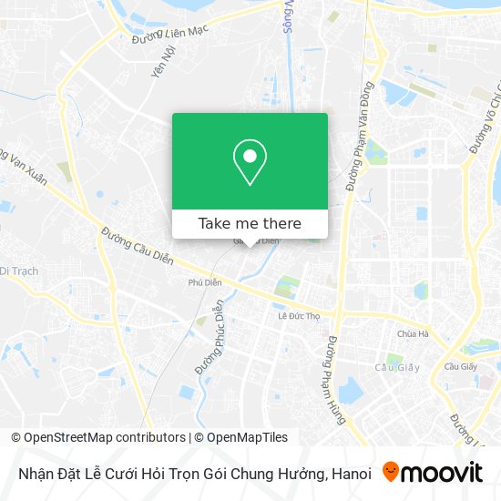 Nhận Đặt Lễ Cưới Hỏi Trọn Gói Chung Hưởng map