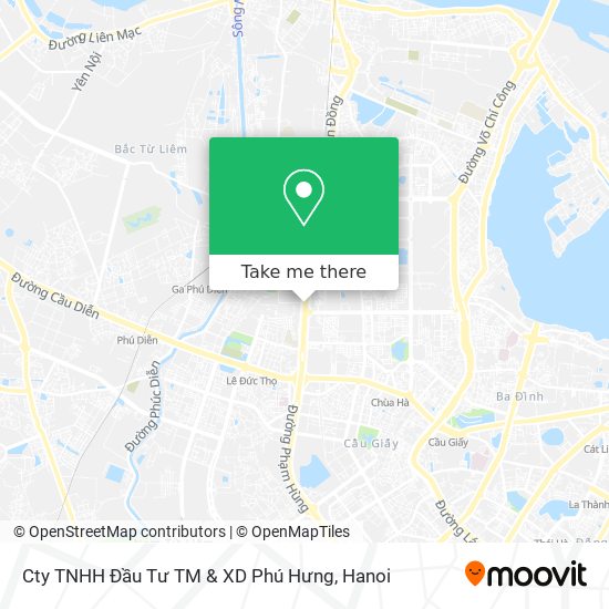 Cty TNHH Đầu Tư TM & XD Phú Hưng map