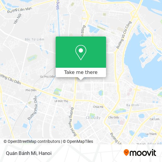 Quán Bánh Mì map